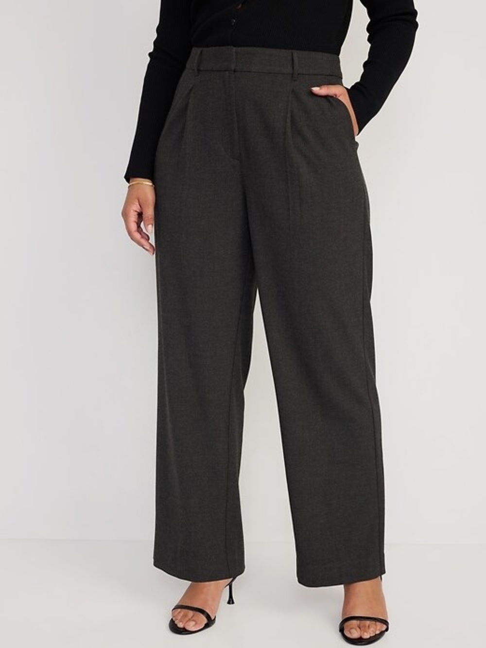 NWT Old Navy Extra High-Waisted Taylor Trouser Wide-Leg Pants Full Length Large